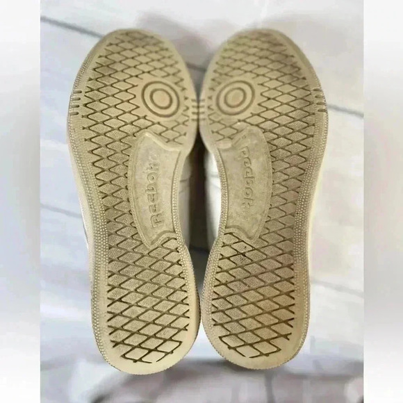 MENS 6.5 Woman’s 8 REEBOK CLUB C 85 'CHALK PAPERWHITE' PINK LEATHER LOW - Picture 6 of 15